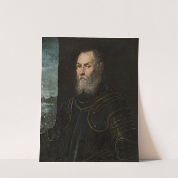 Portrait of a Venetian admiral by Jacopo Tintoretto