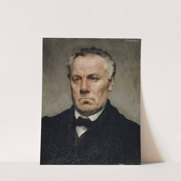 Portrait of a Village Mayor by Karl Stauffer-Bern