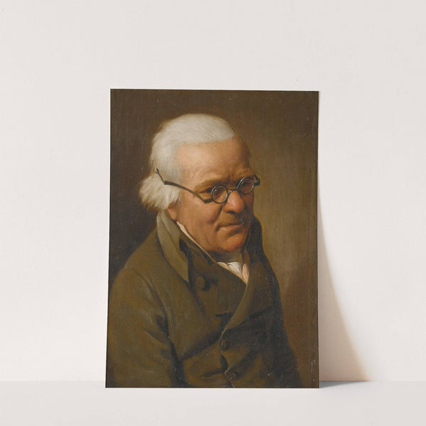 Portrait Of A White-Haired Man, Half Length, Wearing Glasses (1807) by Louis Léopold Boilly