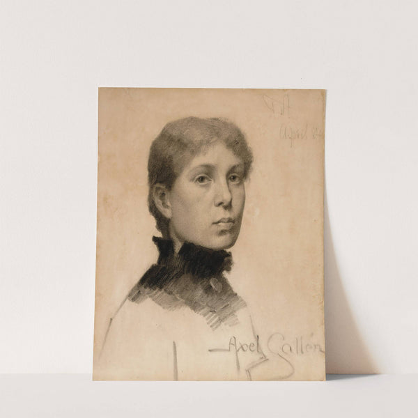 Portrait of a Woman (1884) by Akseli Gallen-Kallela