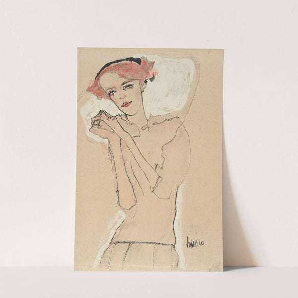 Portrait of a Woman (1910) by Egon Schiele