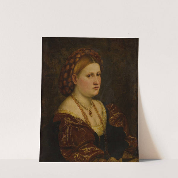 Portrait of a woman by Paris Bordone