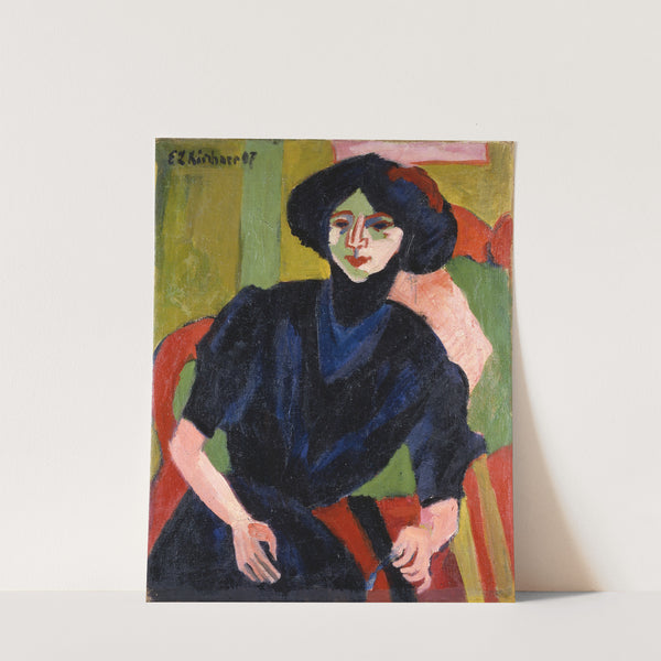 Portrait of a Woman (1911) by Ernst Ludwig Kirchner
