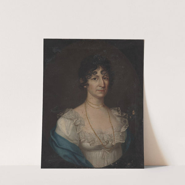 Portrait of a woman (1812) by Maciej Topolski