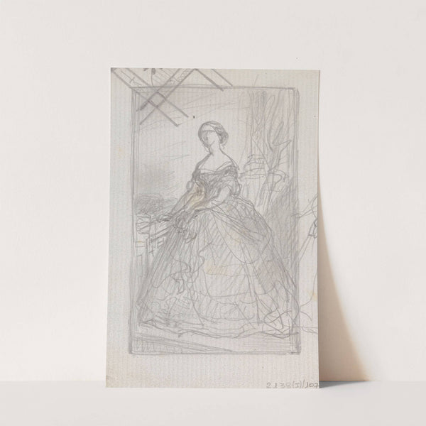 Portrait of a Woman by Nicaise De Keyser