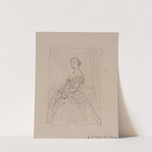 Portrait of a Woman by Nicaise De Keyser