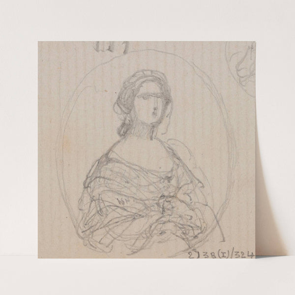 Portrait of a Woman by Nicaise De Keyser