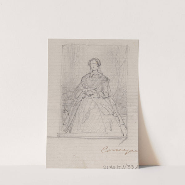 Portrait of a Woman by Nicaise De Keyser