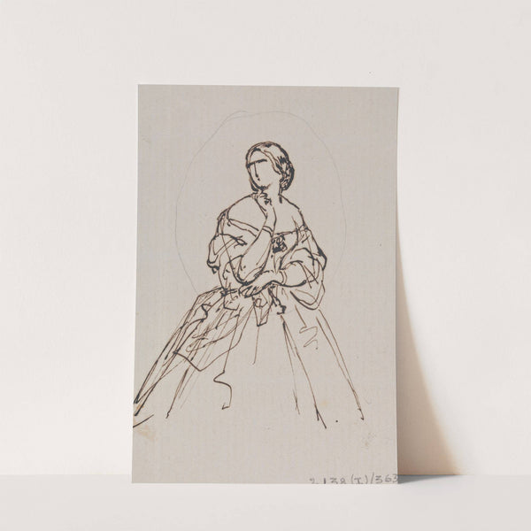 Portrait of a Woman by Nicaise De Keyser