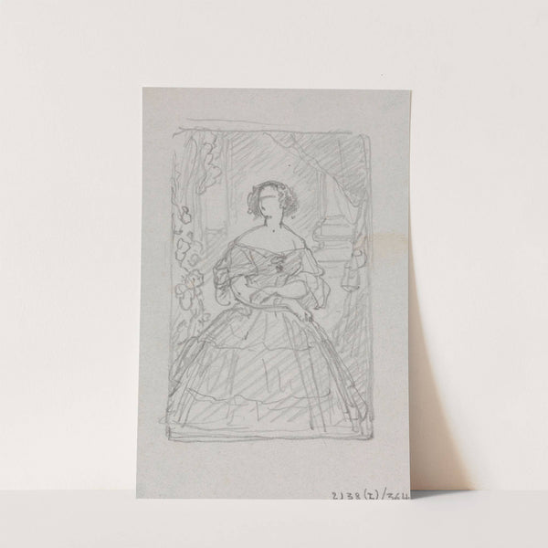 Portrait of a Woman by Nicaise De Keyser