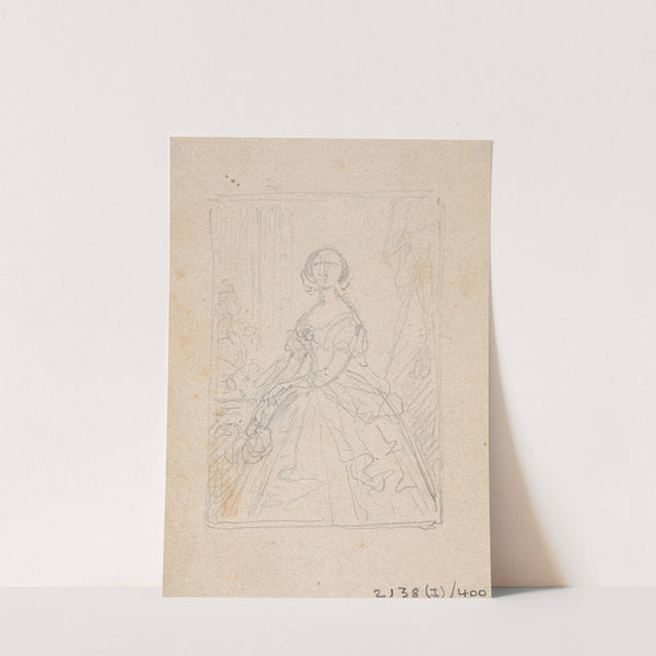 Portrait of a Woman by Nicaise De Keyser