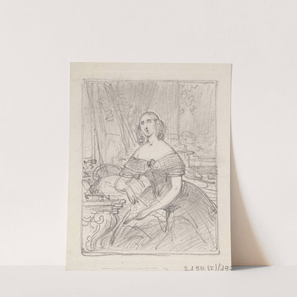 Portrait of a Woman by Nicaise De Keyser