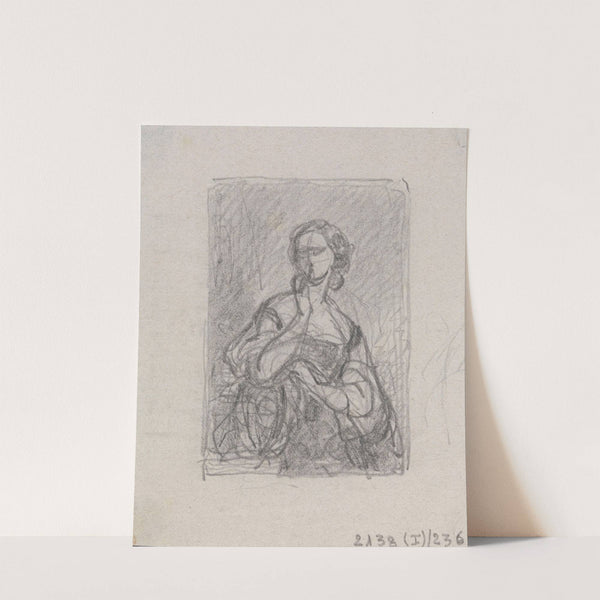 Portrait of a Woman by Nicaise De Keyser