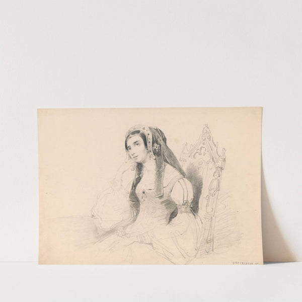 Portrait of a Woman by Nicaise De Keyser