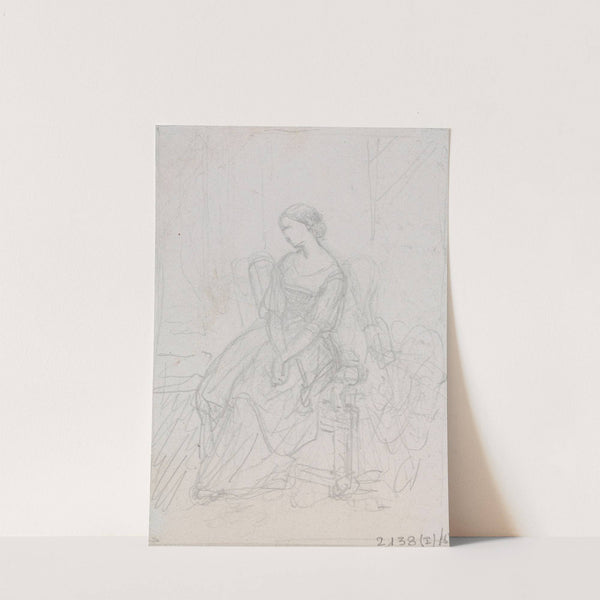 Portrait of a Woman by Nicaise De Keyser