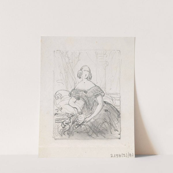 Portrait of a Woman by Nicaise De Keyser