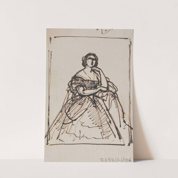 Portrait of a Woman by Nicaise De Keyser