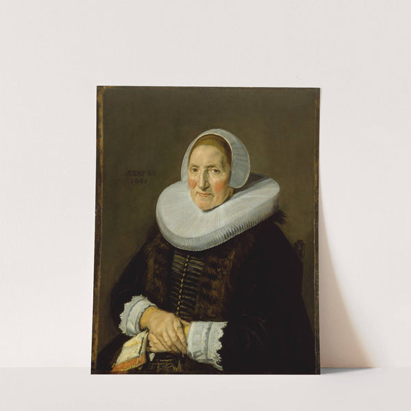 Portrait of a Woman (1650) by Frans Hals