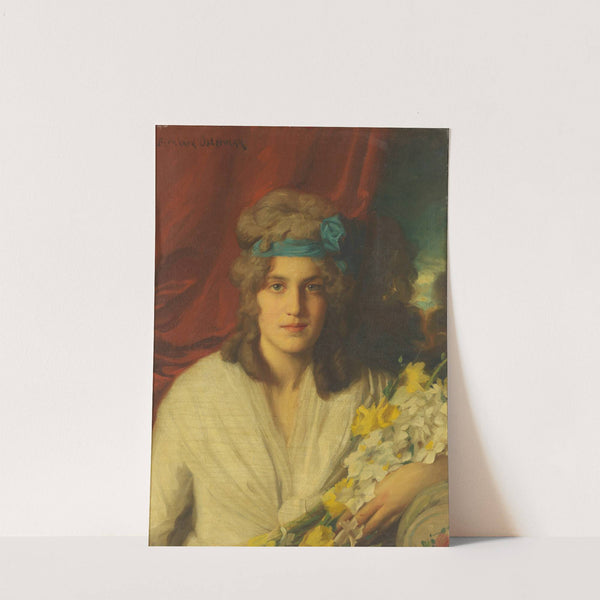 Portrait of a woman by Bernhard Österman