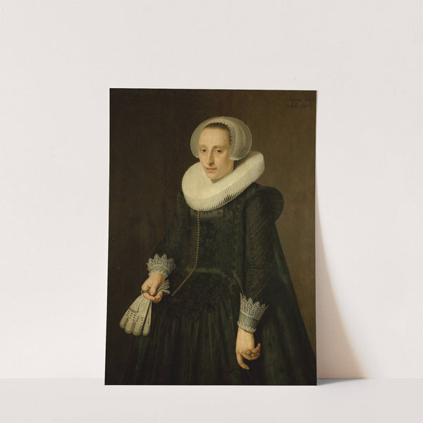Portrait of a woman by Nicolaes Eliasz. Pickenoy