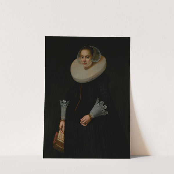 Portrait of a woman by Nicolaes Eliasz. Pickenoy
