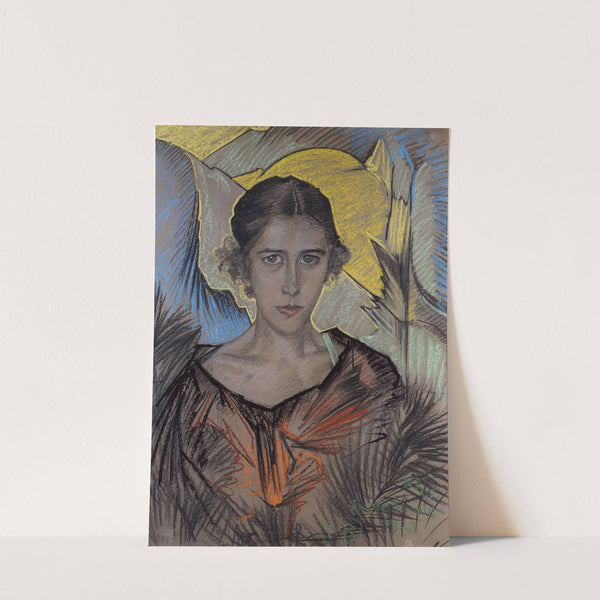Portrait of a woman by Stanisław Ignacy Witkiewicz