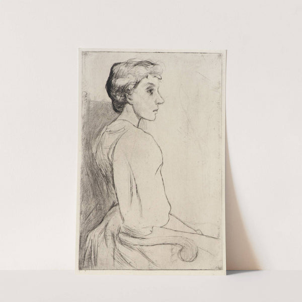 Portrait of a Woman (ca. 1887-1893) by Julian Alden Weir