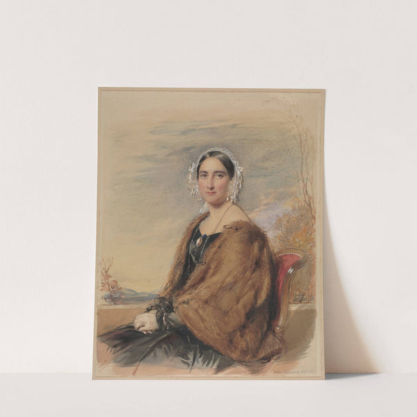 Portrait of a Woman (1851) by George Richmond