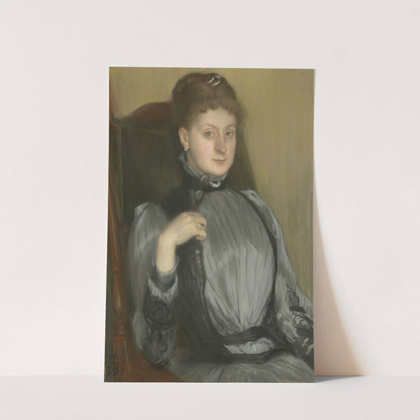Portrait of a Woman (1890) by Jacques-Émile Blanche