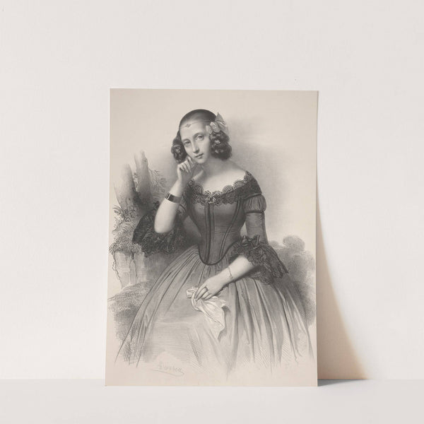 Portrait of a woman by Achille Devéria