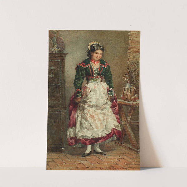 Portrait Of A Woman by Reinhold Werner