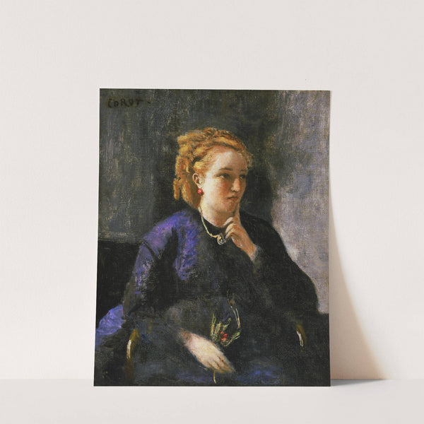 Portrait of a Woman by Jean-Baptiste-Camille Corot