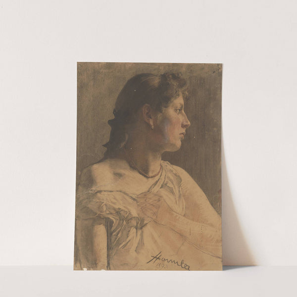 Portrait of a Woman by Jozef Hanula