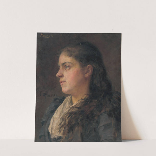 Portrait of a Woman by Jozef Hanula