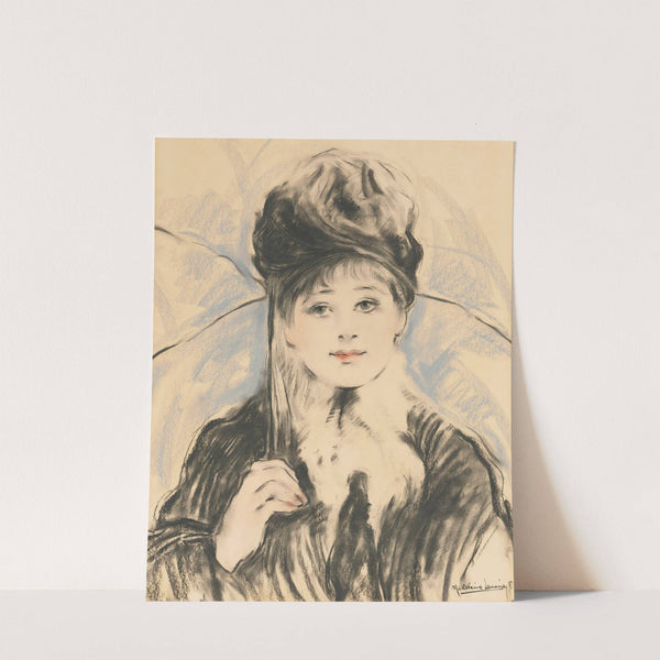 Portrait Of A Woman by Madeleine-Jeanne Lemaire