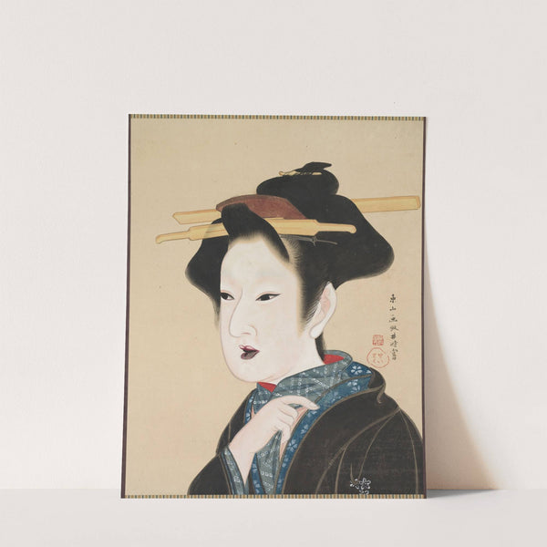 Portrait of a Woman by Gion Seitoku
