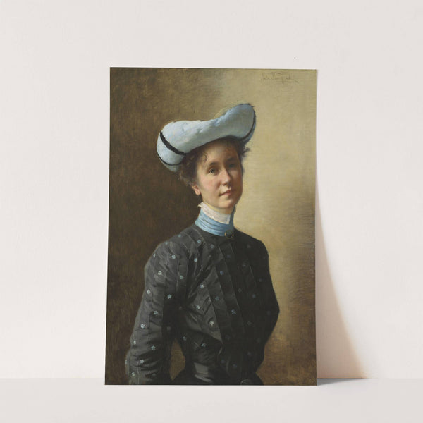 Portrait of a woman by Asta Nørregaard