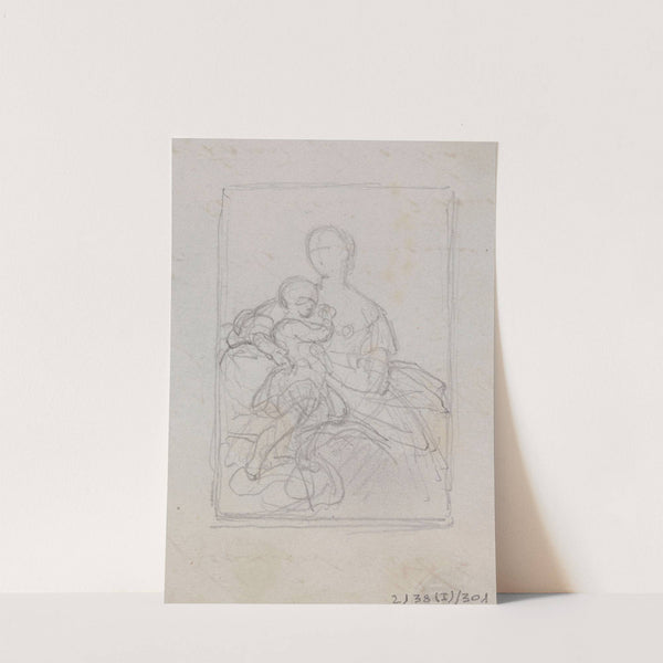 Portrait of a Woman and a Child by Nicaise De Keyser