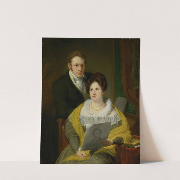 Portrait of a Woman and a Man (1829) by Jan Willem Pieneman