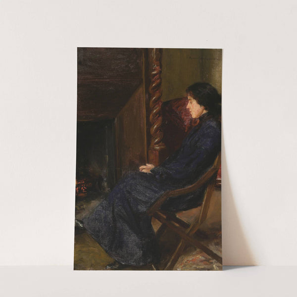 Portrait of a woman, bank director in Kraków by Zygmunt Andrychewicz