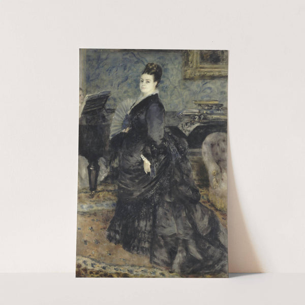 Portrait of a Woman, called of Mme Georges Hartmann (1874) by Pierre-Auguste Renoir