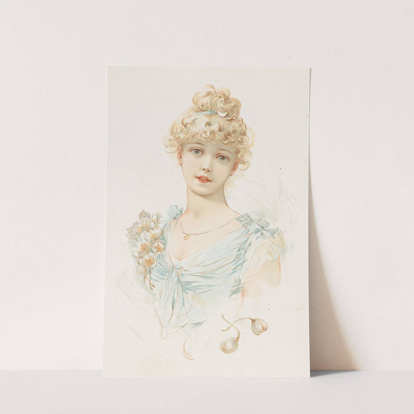 Portrait of a Woman II (ca. 1861–1897) by Louis Prang & Co.