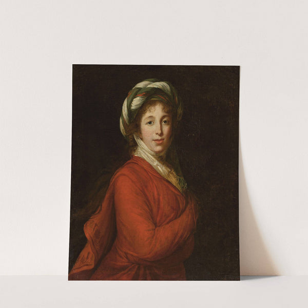 Portrait of a woman in a turban (1802-1805) by Elisabeth Louise Vigée Le Brun