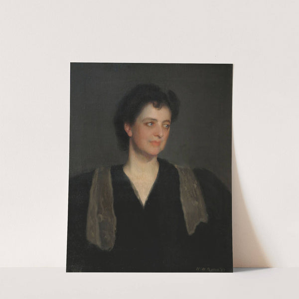 Portrait of a Woman in Black (Mrs. Howard Okie) by William McGregor Paxton
