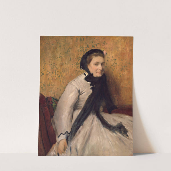 Portrait of a Woman in Gray (ca. 1865) by Edgar Degas