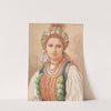 Portrait of a woman in Polish costume by Piotr Stachiewicz