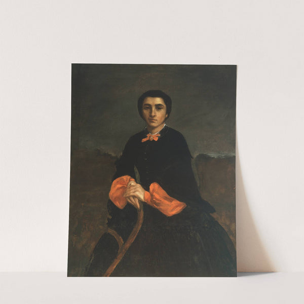 Portrait of a Woman, Juliette Courbet (1860) by Gustave Courbet