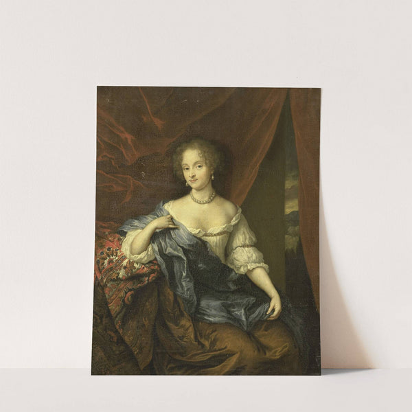 Portrait of a woman, possibly a member of the van Citters family by Caspar Netscher