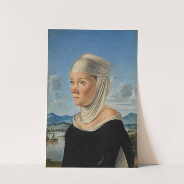 Portrait of a Woman, Possibly a Nun of San Secondo by Jacometto Veneziano