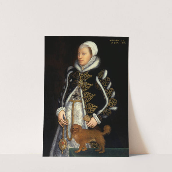 Portrait of a Woman, probably Catherine Carey, Lady Knollys by Steven van der Meulen